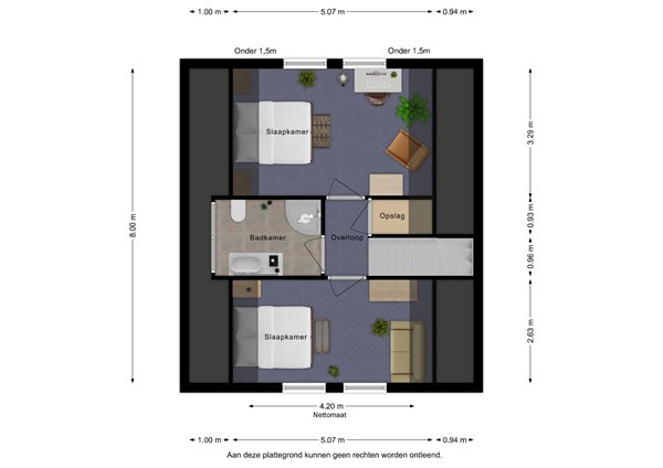 Floorplan - Oranjedijk 17, 4515 NA IJzendijke